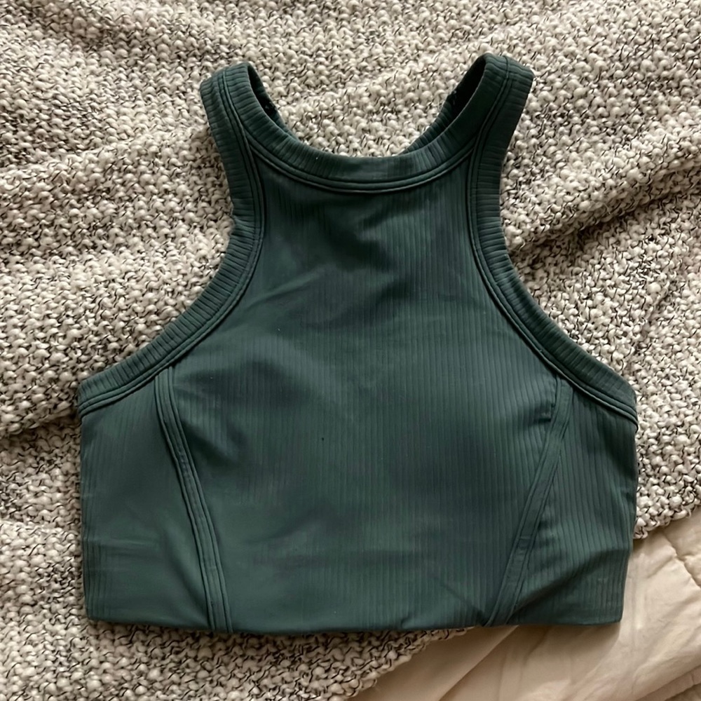 Lululemon ribbed racer back sports bra